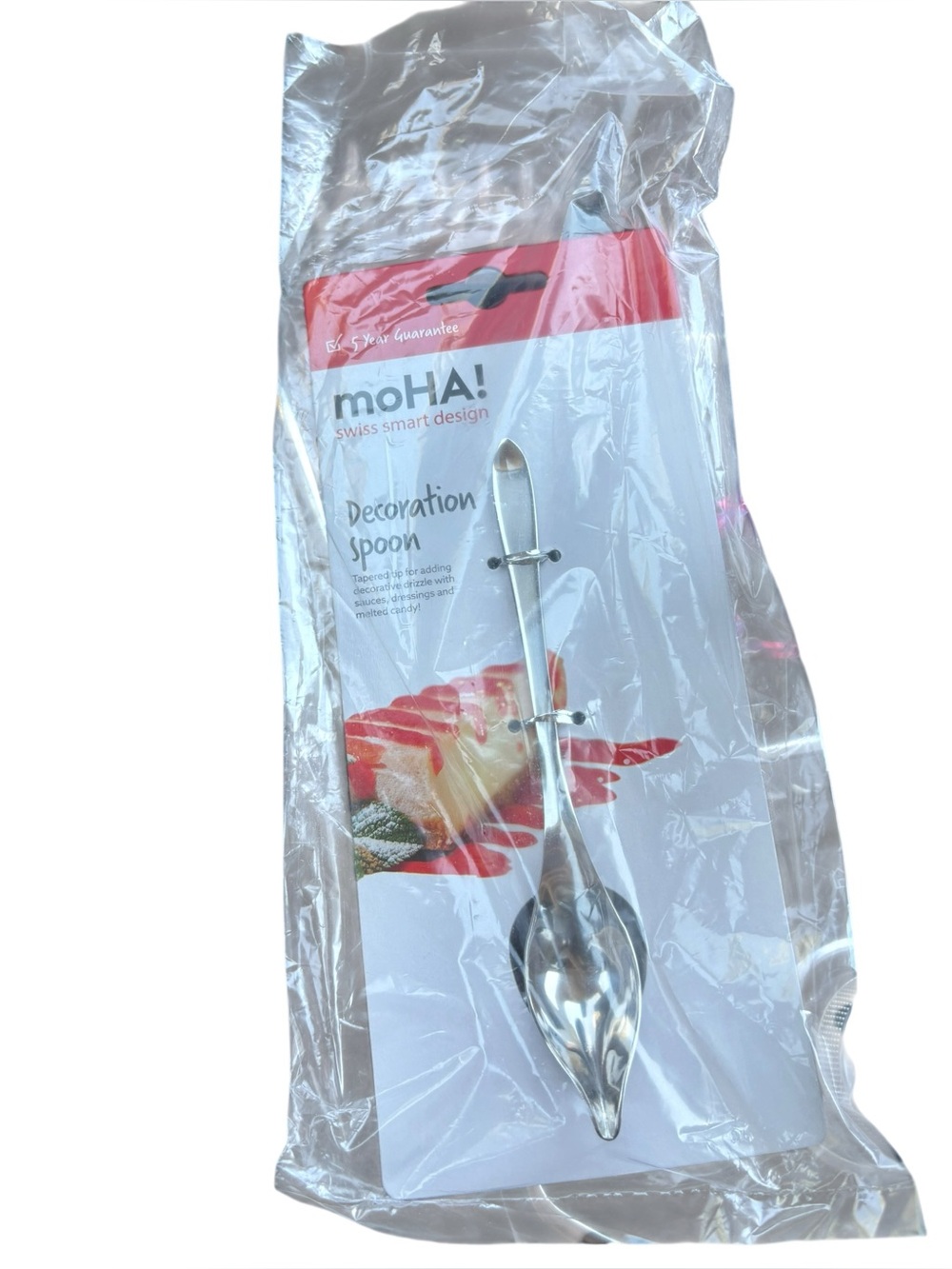 NEW MoHA Swiss Smart Design Decoration Spoon Cake Dessert Spoon Food Art
